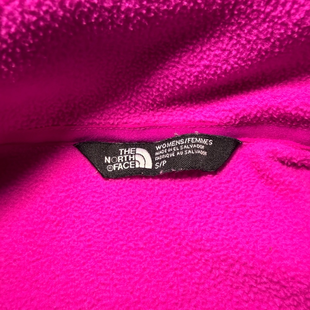 THE NORTH FACE Hot Pink fleece jacket size S Pink - Picture 2 of 7